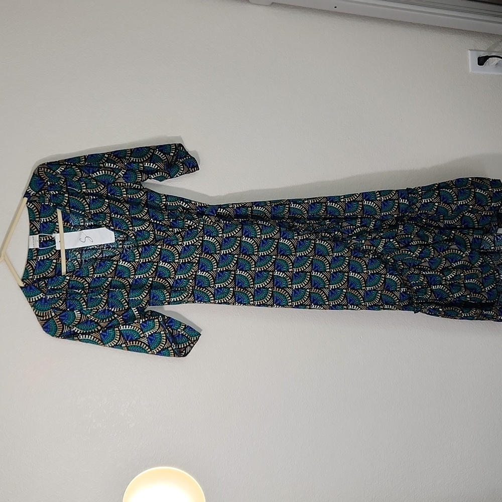 Silk & Salt journey wrap dress, size large